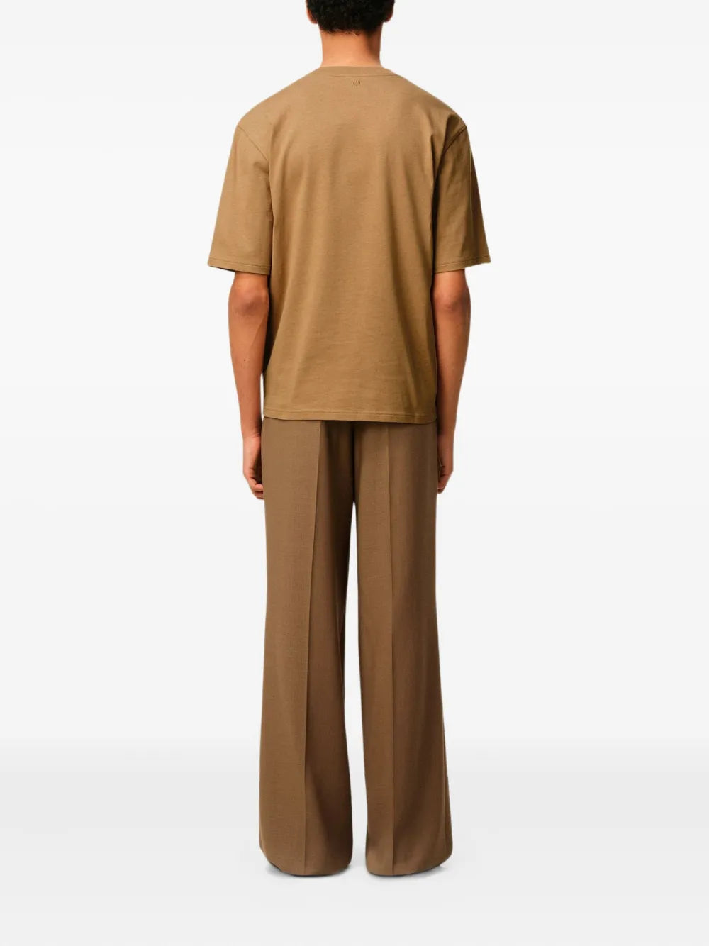Bild des Baumwoll-T-Shirts der Marke Ami PARIS für Unisex - Herbst-Winter 2025 - Detailansicht 1