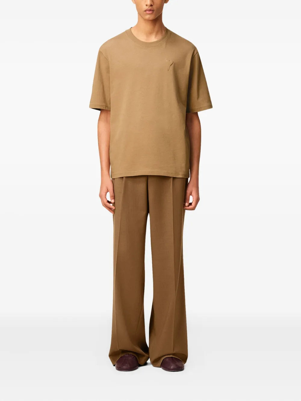 Bild des Baumwoll-T-Shirts der Marke Ami PARIS für Unisex - Herbst-Winter 2025 - Rückansicht
