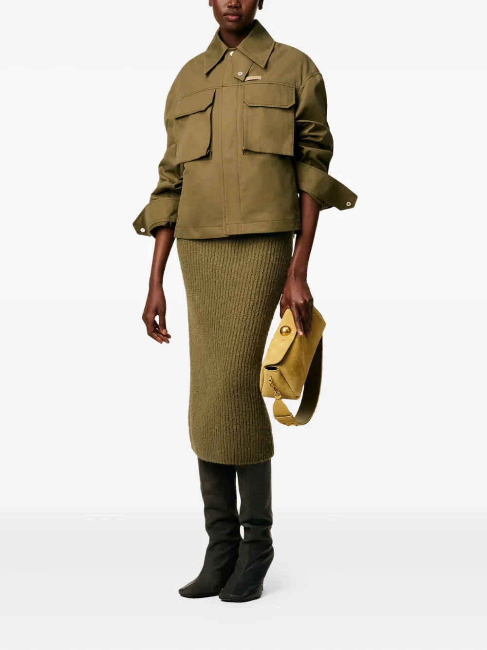 Ami PARISのユニセックスワーカージャケットの画像 - 秋冬2025 - 詳細ビュー2