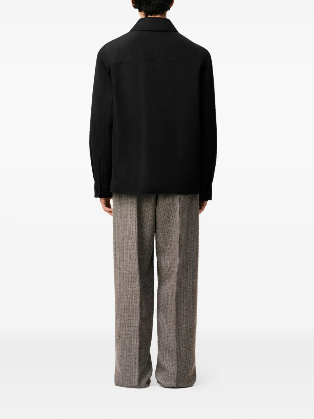 Image de l'article Veste chemise en nylon de la marque Ami PARIS pour Homme - Saison Automne-Hiver 2025 - Vue détaillée_4