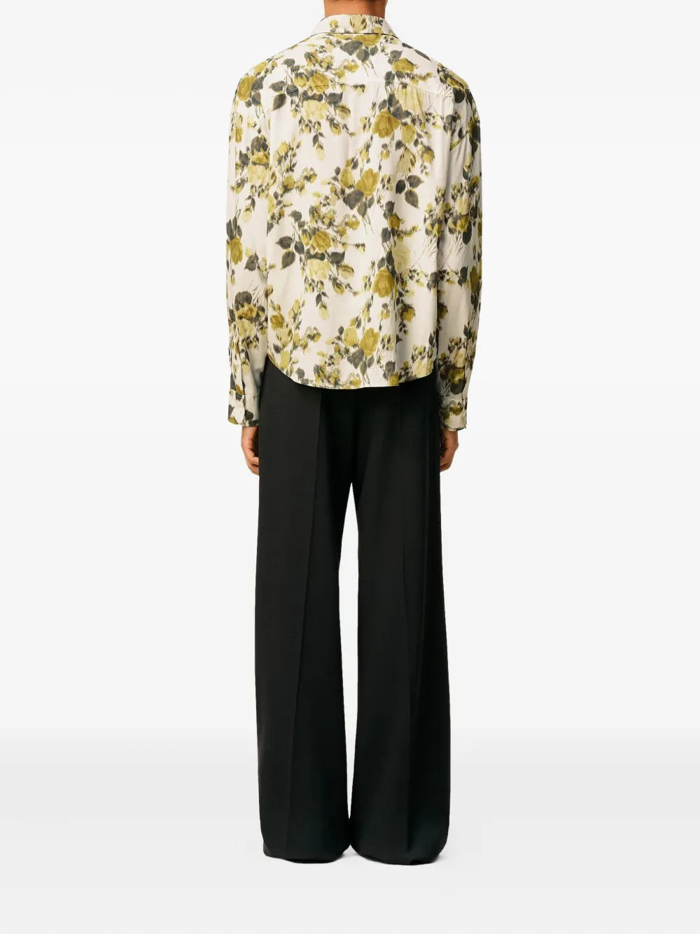 Immagine della camicia a fiori del marchio Ami PARIS per Unisex - Stagione Autunno-Inverno 2025 - Vista Dettagliata_5