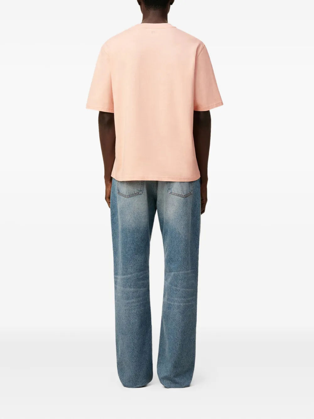 Immagine della t-shirt con logo del marchio Ami PARIS per Unisex - Stagione Autunno-Inverno 2025 - Vista Dettagliata 1