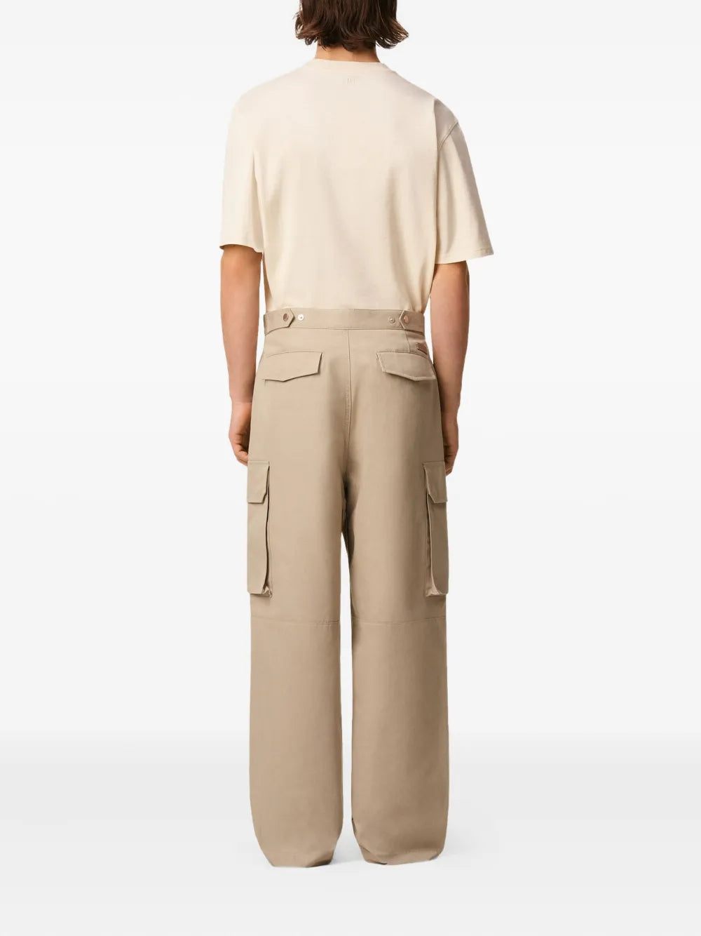 Pantalones Pantalones Cargo Ami PARIS Beige Hombres