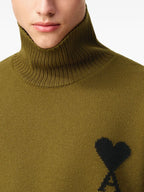 Image de l'article Pull Ami de coeur de la marque Ami PARIS pour Unisex - Saison Automne-Hiver 2025 - Vue détaillée_7