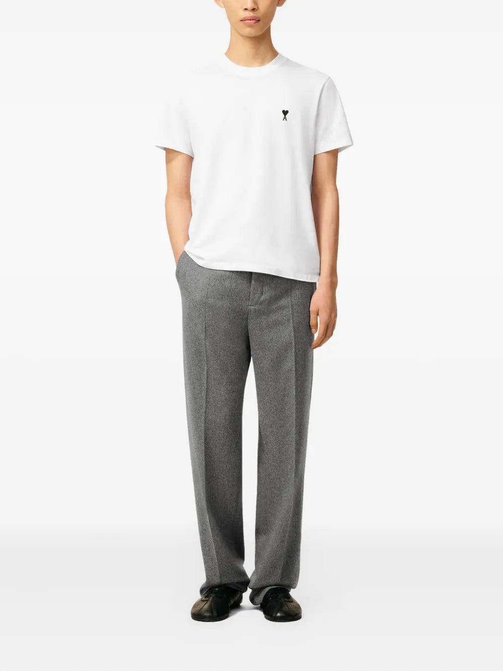 Imagen de la camiseta Ami de coeur de la marca Ami PARIS para Hombre - Temporada Otoño-Invierno 2025 - Vista Trasera