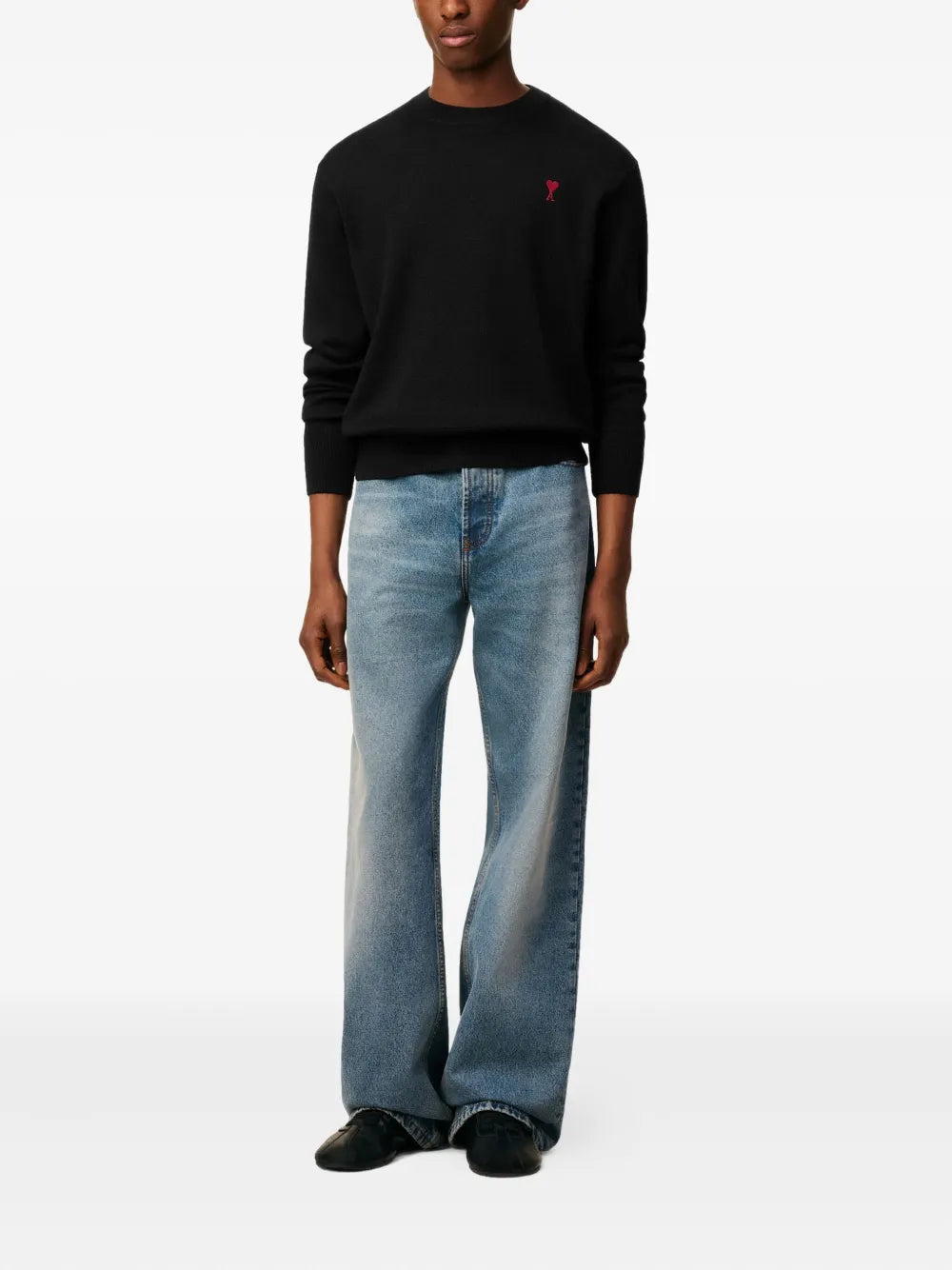 Image de l'article Pull Ami de coeur de la marque Ami PARIS pour Homme - Saison Automne-Hiver 2025 - Vue détaillée_1