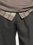 Pantalons Flannel Pants Drole De Monsieur Gris Homme