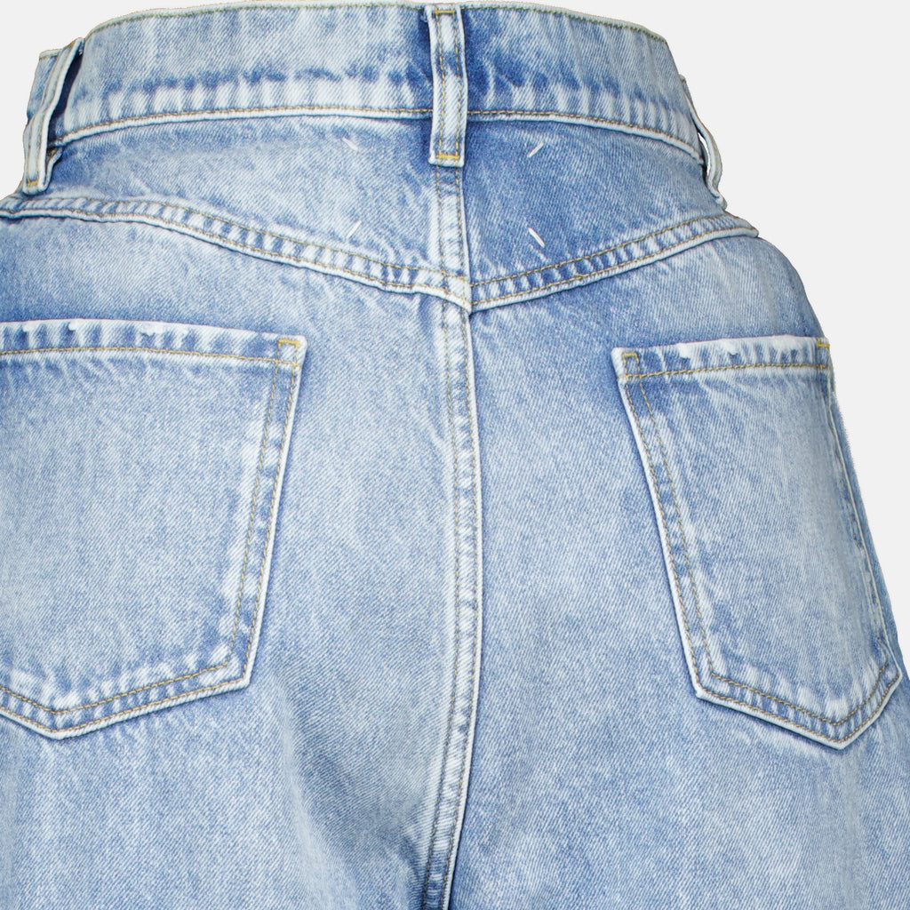 Pantalons Jeans Azules con Corte Maison Margiela Bleu Femme
