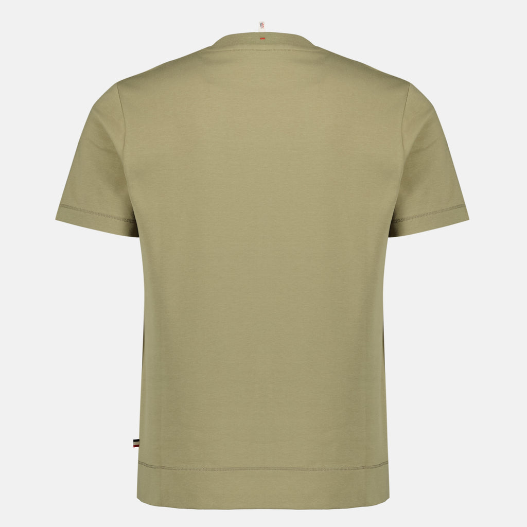 T-shirts Conjunto de tres camisetas de algodón en negro, beige y caqui Moncler Grenoble Multicolore Homme
