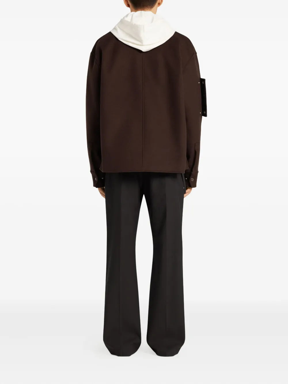 Image de l'article Surchemise en laine de la marque Courrèges pour Homme - Saison Automne-Hiver 2025 - Vue détaillée_4