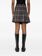 Gonne Gonna a Quadri Check Burberry Grigio Donne