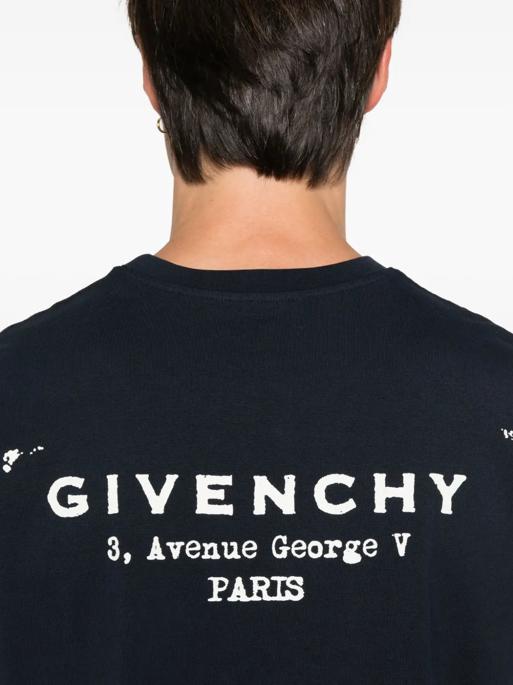 T-shirts T-shirt Signature Givenchy Bleu Homme