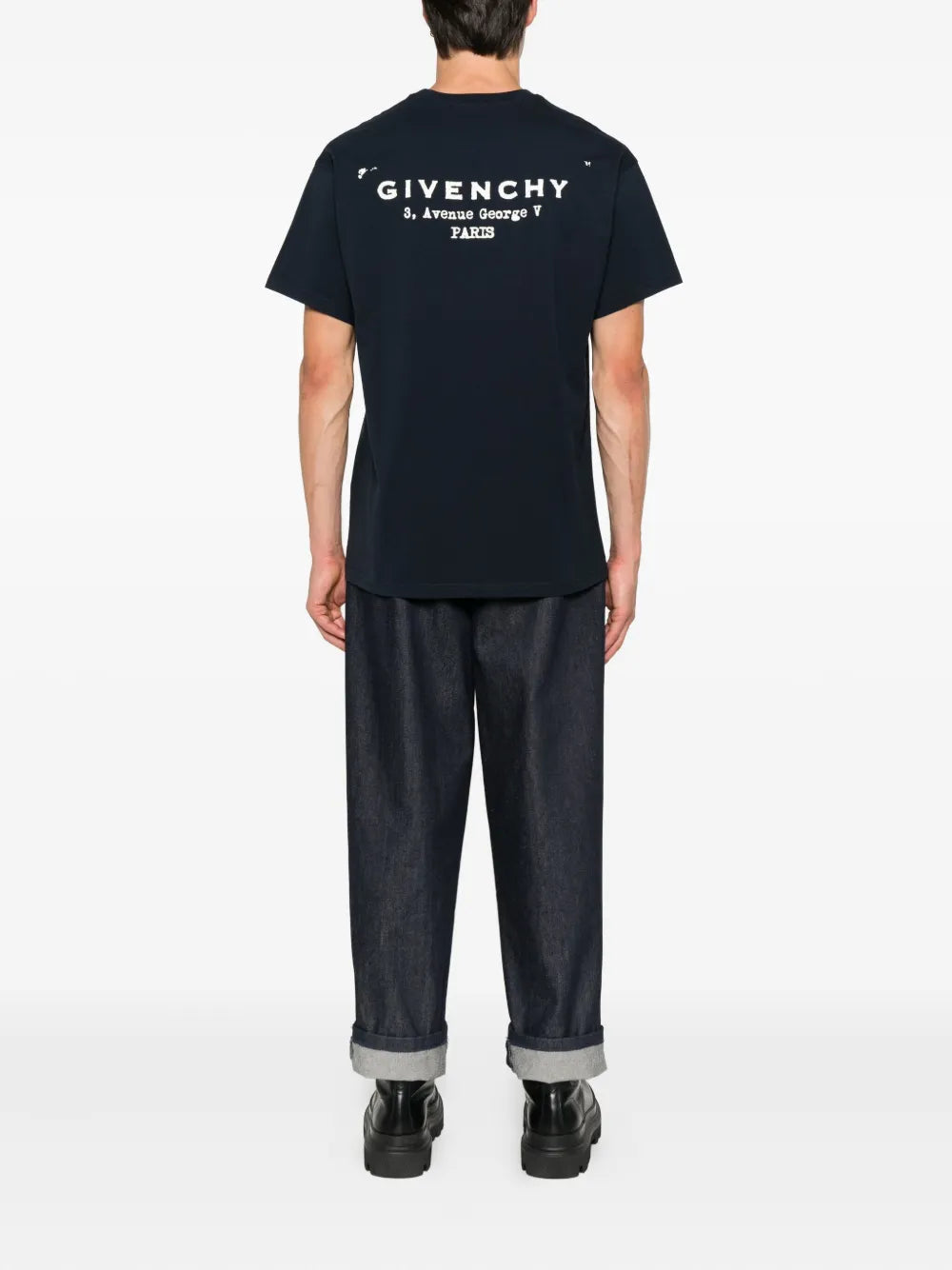 T-shirts T-shirt Signature Givenchy Bleu Homme