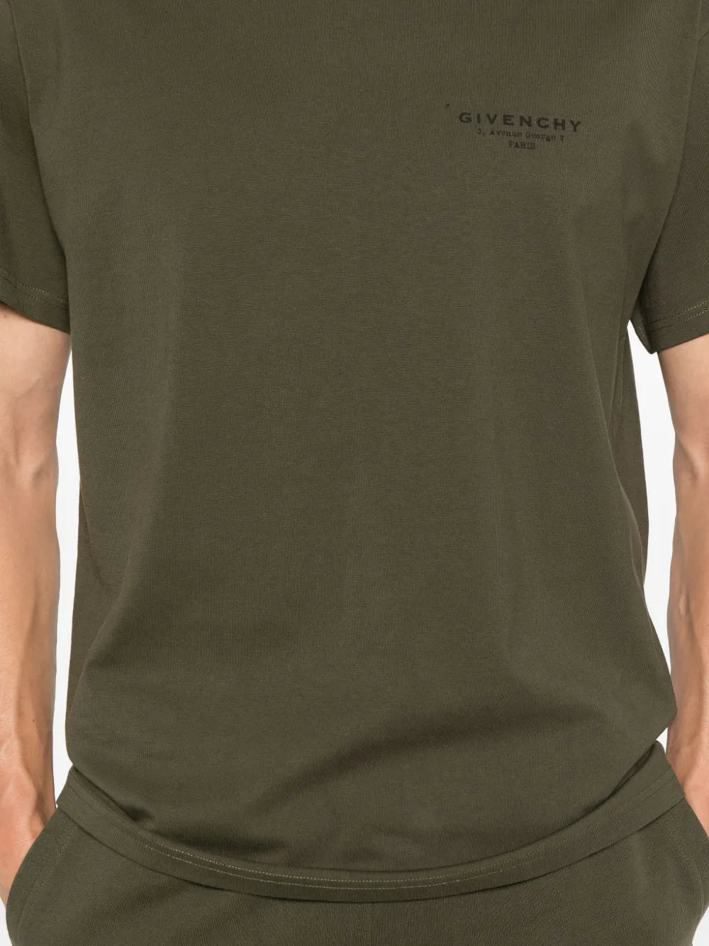 T-shirts T-shirt Signature Givenchy Kaki Homme