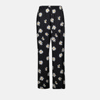 Pantaloni Pantaloni Floreali Neri Moschino Nero Femme