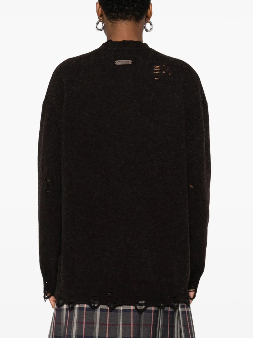 Image de l'article Pull en laine de la marque Moschino pour Femme - Saison Automne-Hiver 2025 - Vue détaillée_4