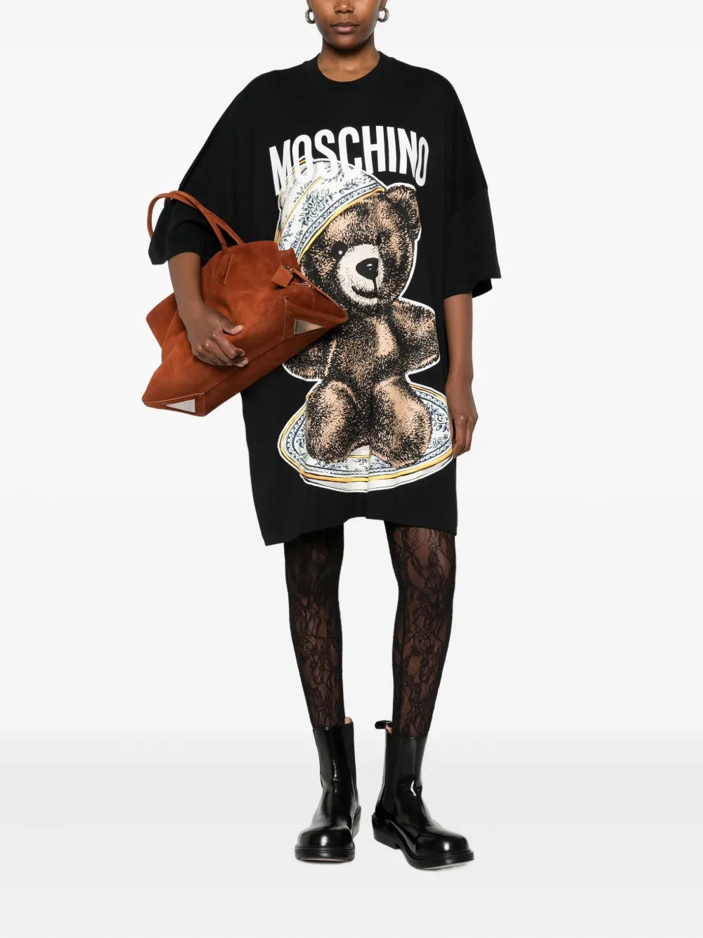 Image de l'article Robe Teddy Bear de la marque Moschino pour Femme - Saison Automne-Hiver 2025 - Vue de Dos