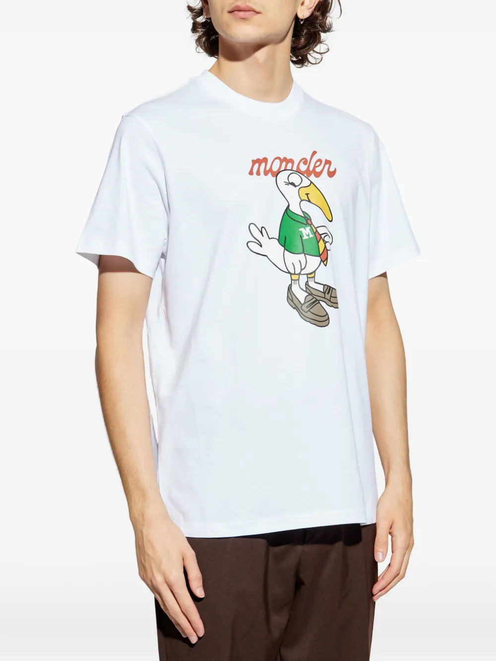 Image de l'article T-shirt logo Mascotte de la marque Moncler pour Homme - Saison Automne-Hiver 2025 - Vue détaillée_1