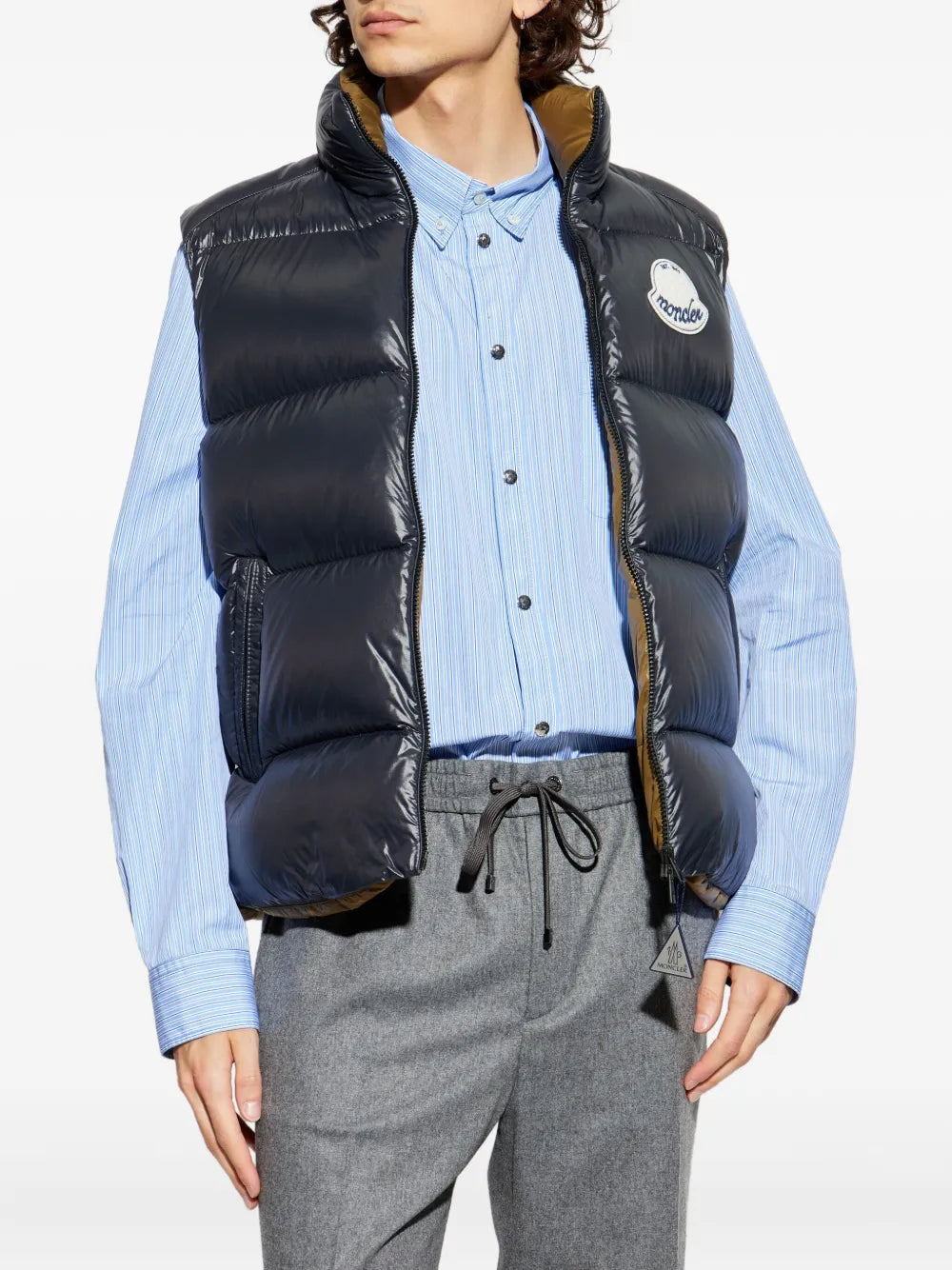 Imagen del chaleco sin mangas Lipsi de Moncler para hombre - Temporada Otoño-Invierno 2025 - Vista Detallada 1