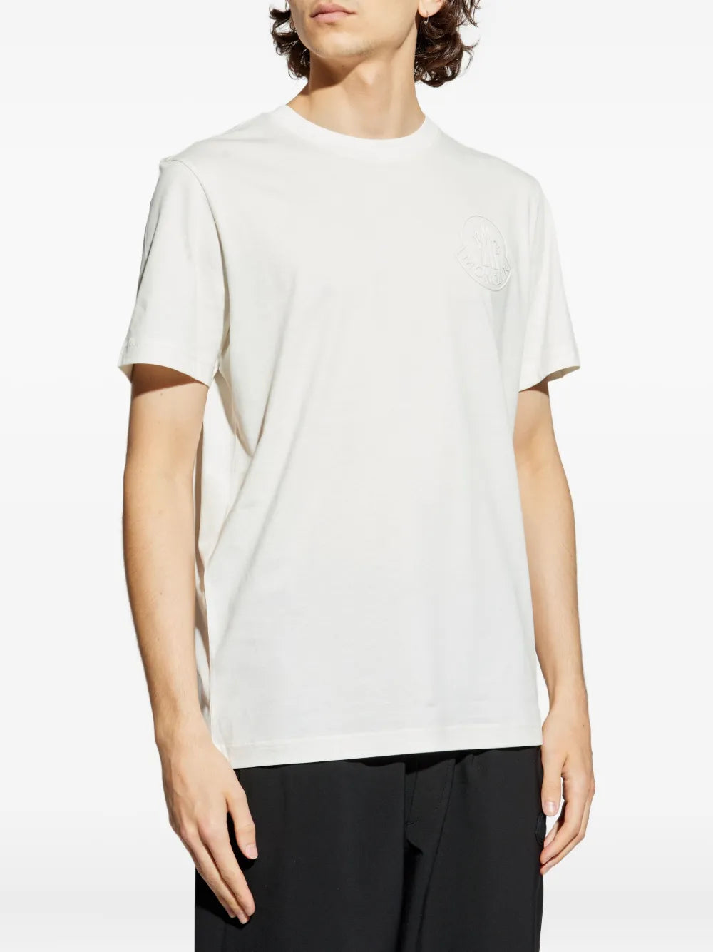 Image de l'article T-shirt logo tridimensionnel de la marque Moncler pour Homme - Saison Automne-Hiver 2025 - Vue détaillée_1