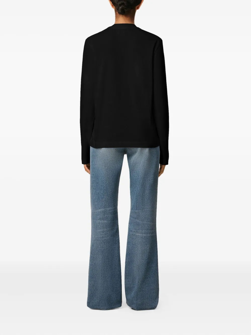 Immagine della T-shirt a maniche lunghe Amico del cuore del marchio Ami PARIS per Unisex - Stagione Autunno-Inverno 2025 - Vista Dettagliata_1