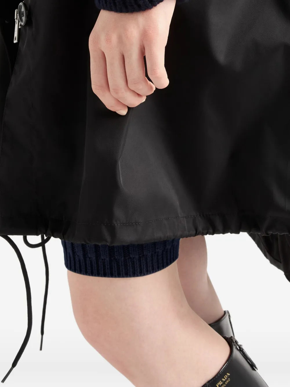 Manteaux 防水パーカー Prada Noir Femme
