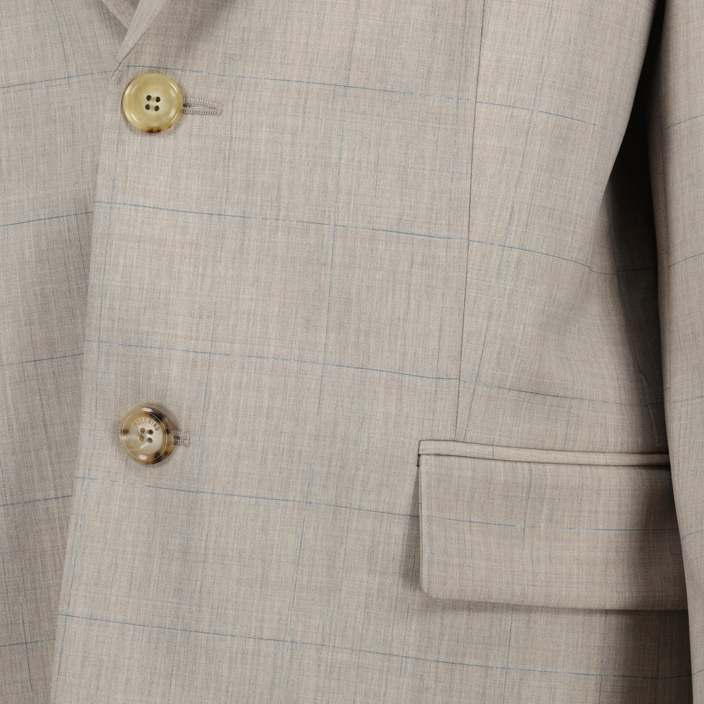 Chaquetas Blazer de cuadros Moschino Beige Mujeres