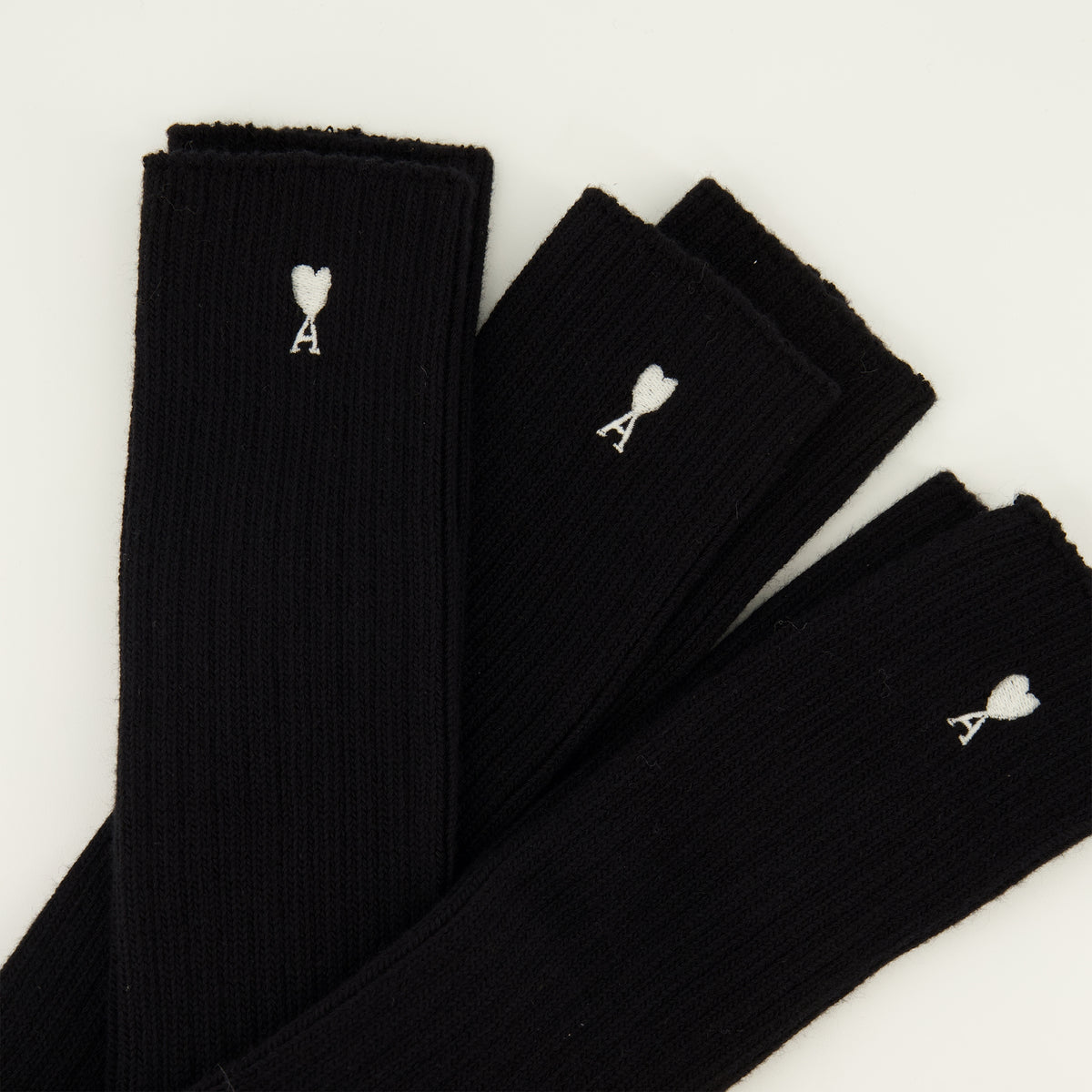 Sous-vêtements et homewear Lot de trois chaussettes AMI de coeur Ami PARIS Noir Unisexe
