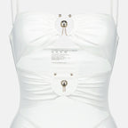 Beachwear Maillot une pièce Christopher Esber Blanc Femme
