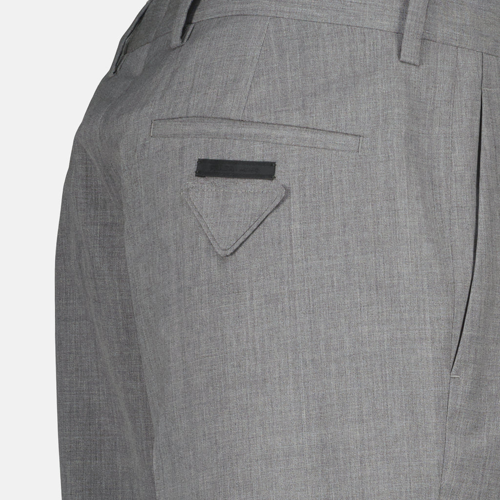 Pantaloni Pantaloni da Jogging Prada Grigio Homme