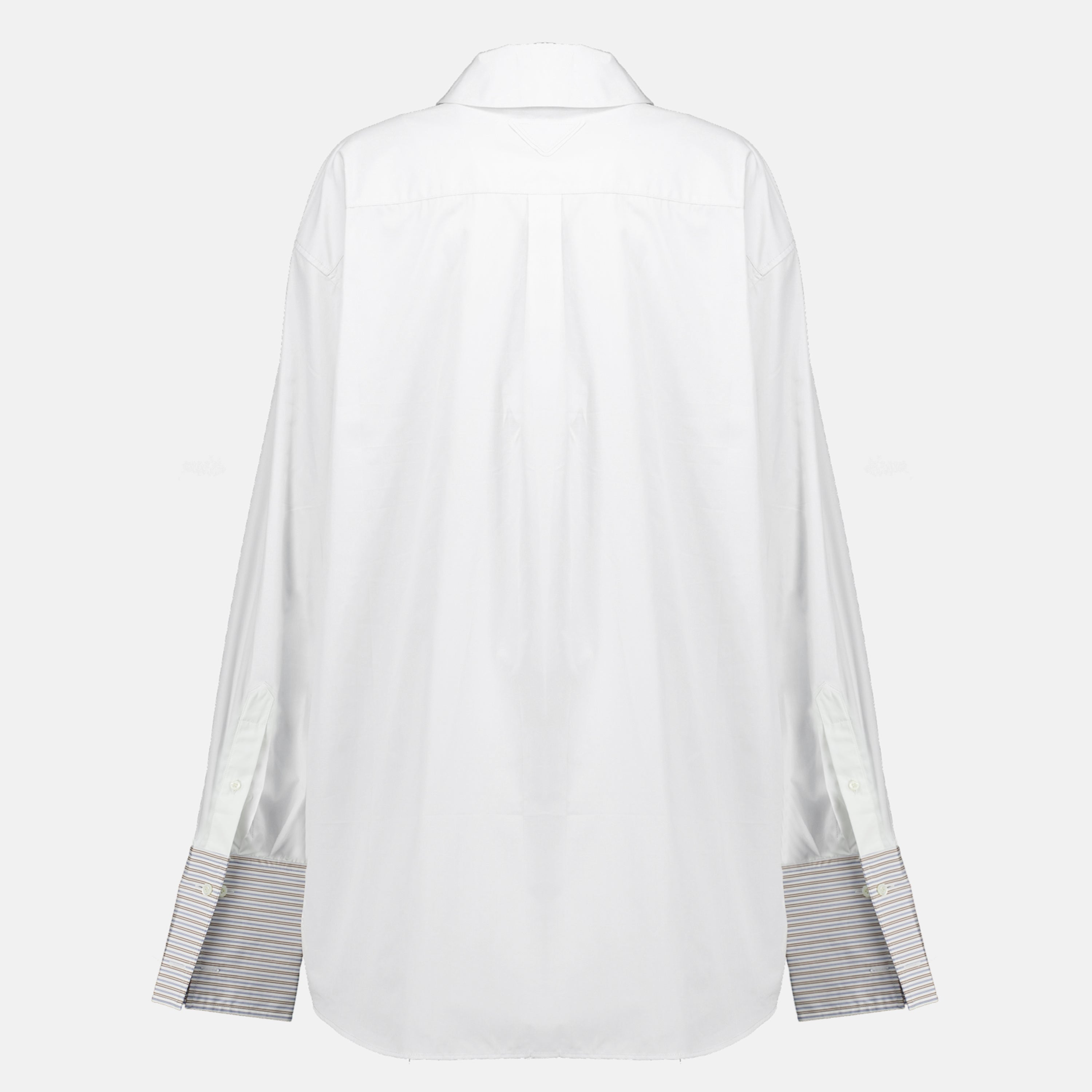 Chemises Chemise blanche en popeline Prada Blanc Femme