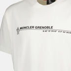 T-shirts T-shirt imprimé Moncler Grenoble Blanc Homme