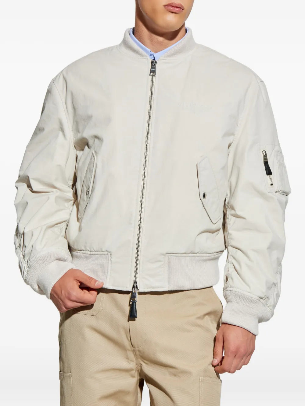 Vestes Baumwoll-Bomber Givenchy Blanc Homme