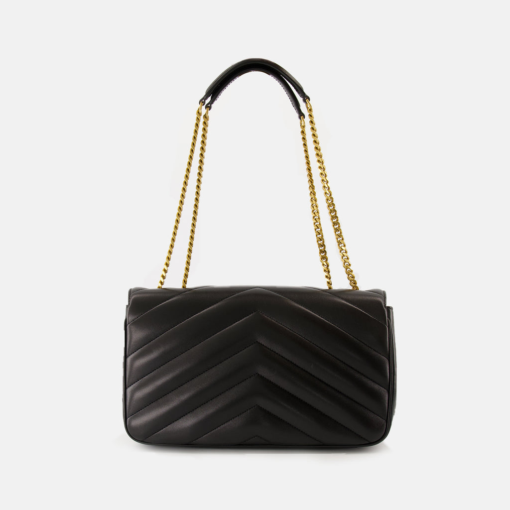 Image de l'article Sac Loulou medium de la marque Saint Laurent pour Femme - Saison Automne-Hiver 2025 - Vue de Dos