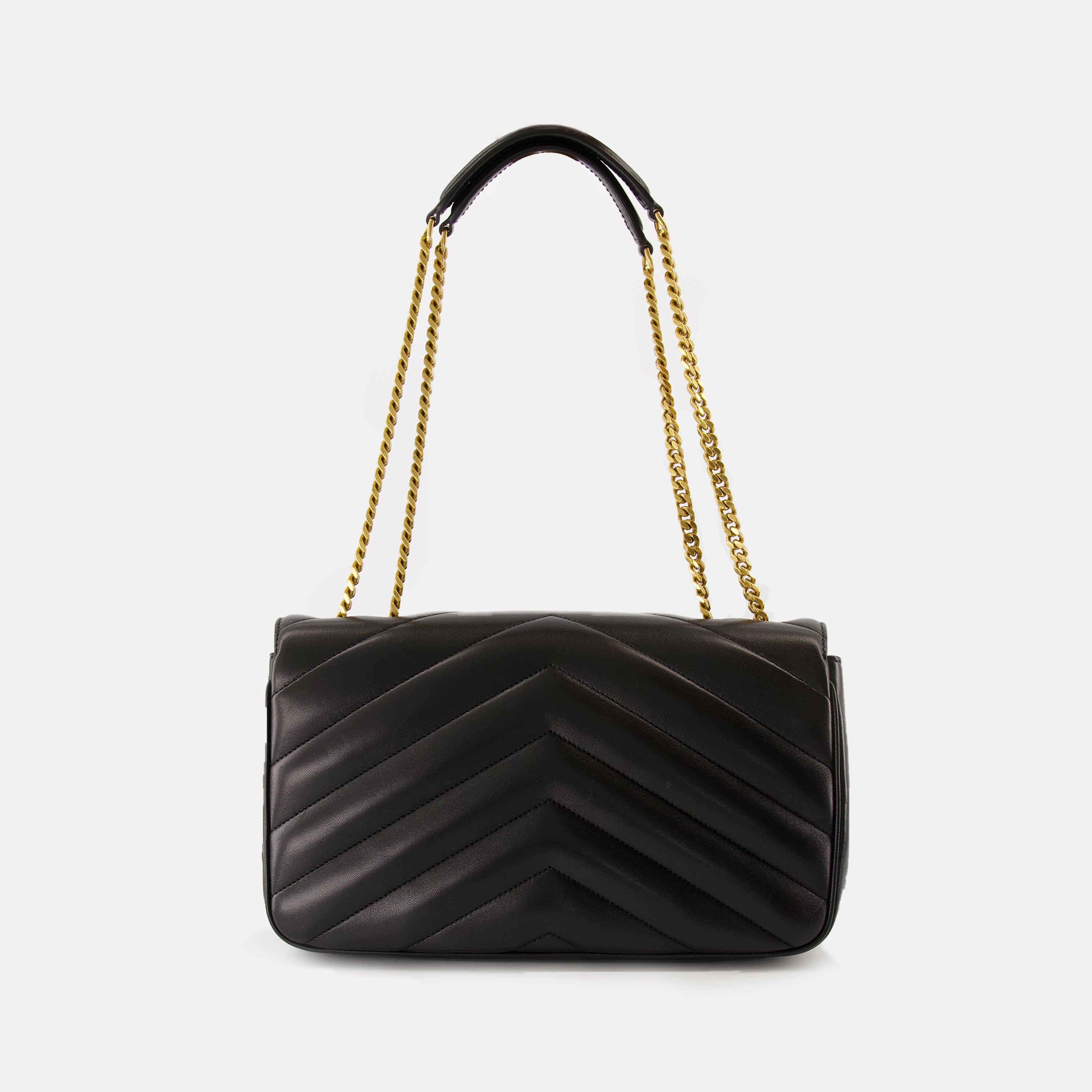 Image de l'article Sac Loulou medium de la marque Saint Laurent pour Femme - Saison Automne-Hiver 2025 - Vue de Dos