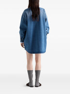 Chemises Denim-Hemd Prada Bleu Femme