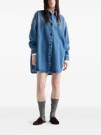 Chemises Denim-Hemd Prada Bleu Femme