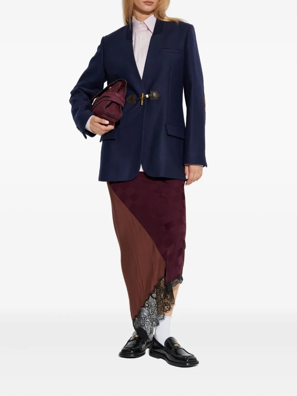 Image de l'article Blazer en laine de la marque Moschino pour Femme - Saison Automne-Hiver 2025 - Vue de Dos