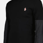 Maille Pull à logo Moncler Grenoble Noir Homme