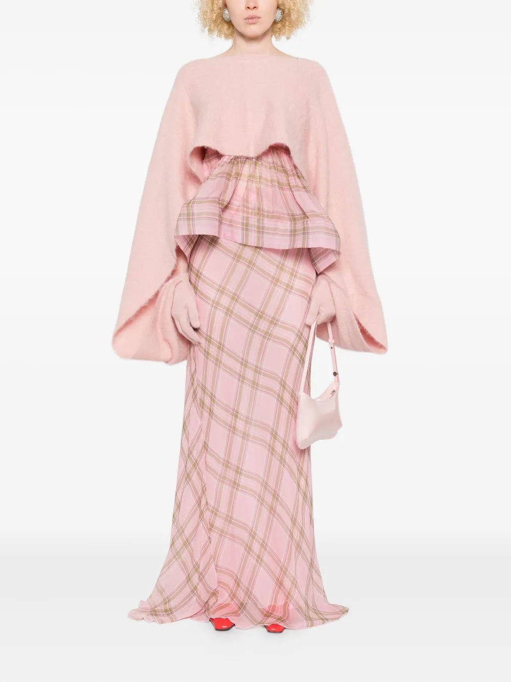 Image de l'article Cache col à gants de la marque Moschino pour Femme - Saison Automne-Hiver 2025 - Vue de Dos