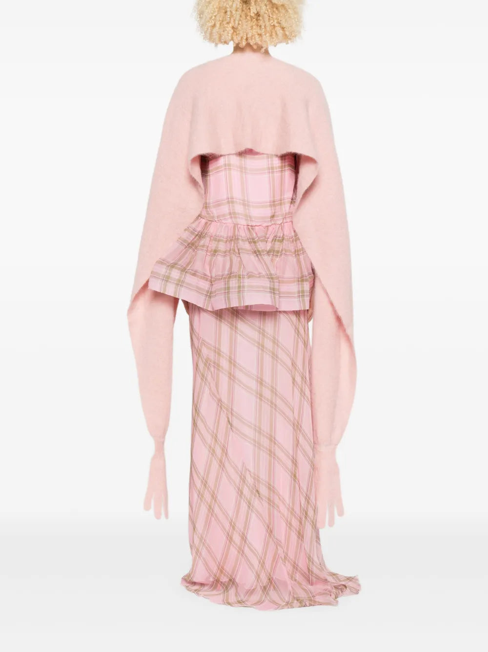 Image de l'article Cache col à gants de la marque Moschino pour Femme - Saison Automne-Hiver 2025 - Vue détaillée_4