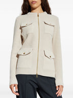 Bild des Moncler Damen-Jackets aus Wollmischung - Herbst-Winter 2025 - Detaillierte Ansicht 1