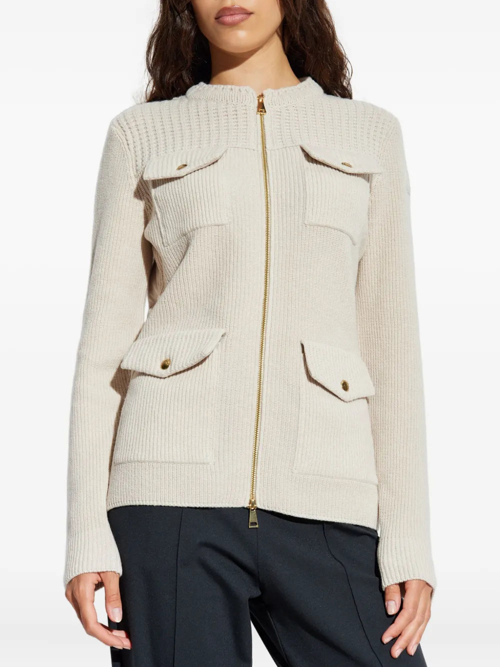 Imagen del artículo Chaqueta de lana de mezcla Moncler para mujer - Temporada Otoño-Invierno 2025 - Vista Detallada_1