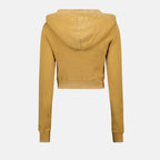 Sweatshirts Hoodie F-Slimmy-Hood-P5 Diesel Jaune Femme