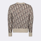 Maglieria Pull Oblique Dior Beige Homme