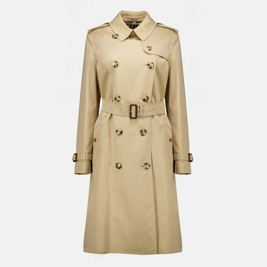 Manteaux 베이지 롱 헤리티지 트렌치 Burberry Beige Femme