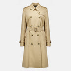 Manteaux Beige Long Heritage Trench Burberry Beige Femme
