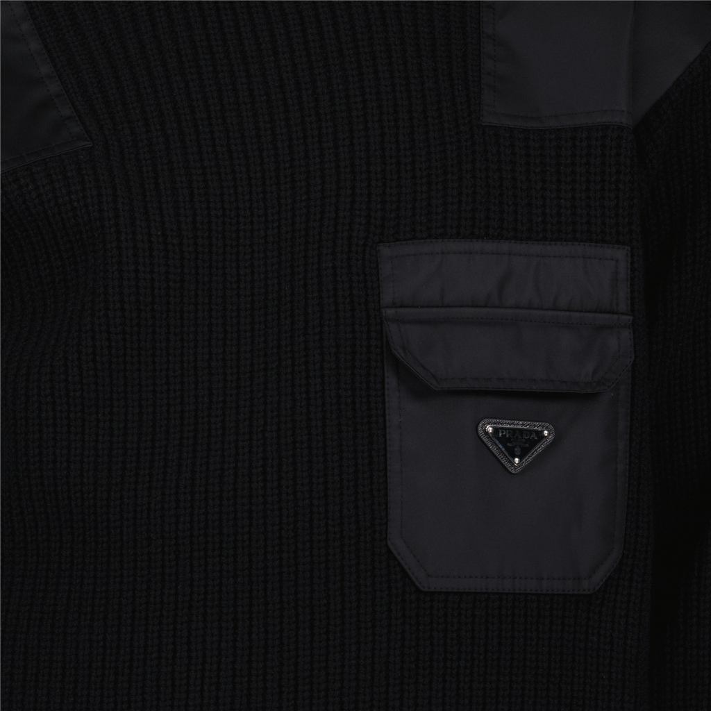 Maglieria UMB392 S 222 11AP f0002 nero Prada Nero Homme