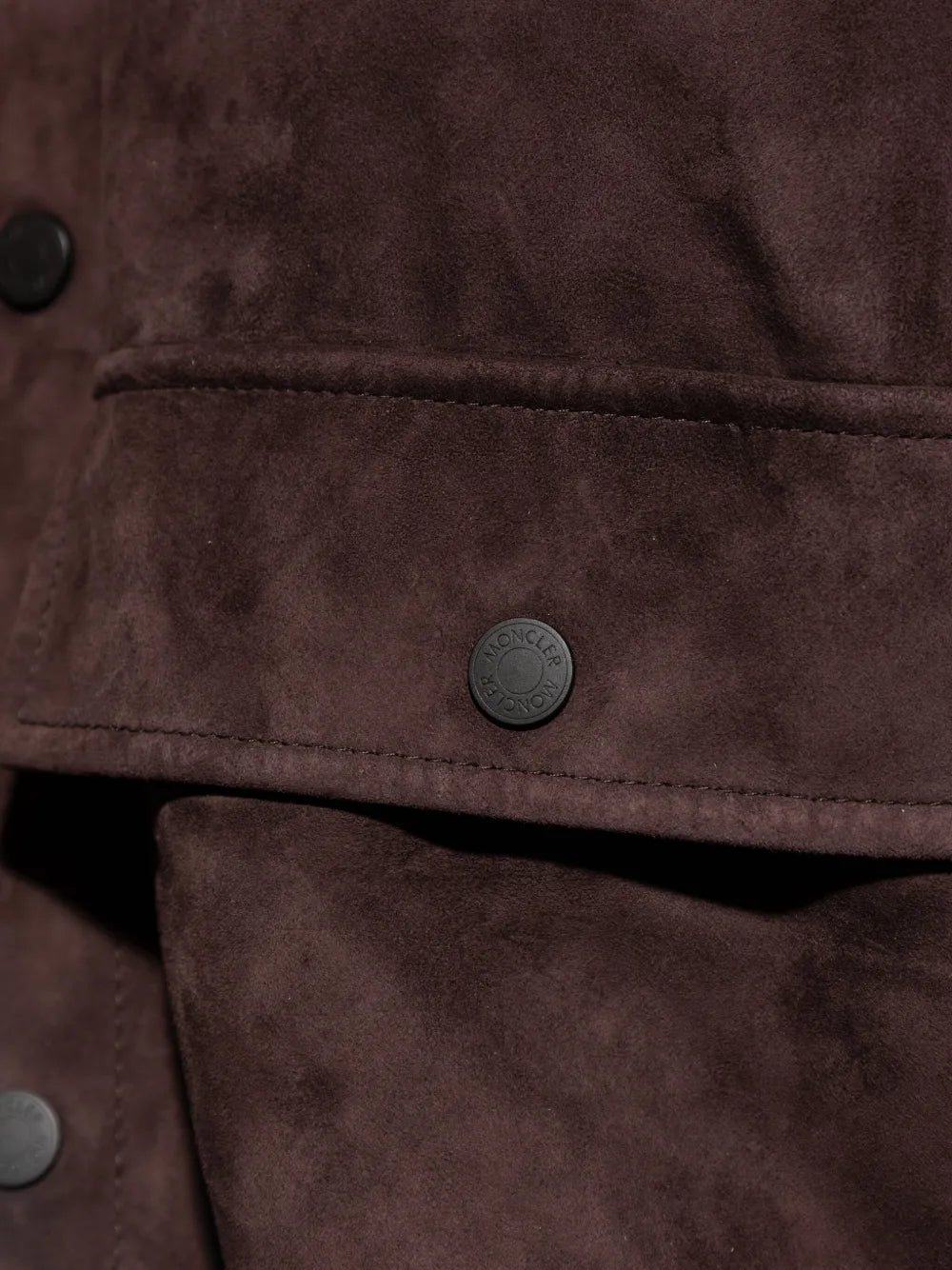 Image de l'article Cardigan en laine et daim de la marque Moncler pour Homme - Saison Automne-Hiver 2025 - Vue détaillée_5