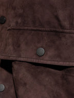 Image de l'article Cardigan en laine et daim de la marque Moncler pour Homme - Saison Automne-Hiver 2025 - Vue détaillée_5